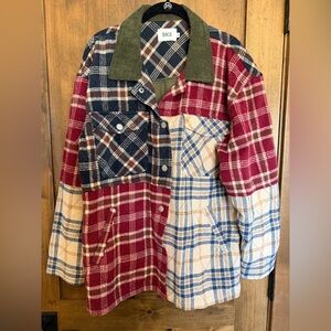 BKE flannel shacket - NEW - size L